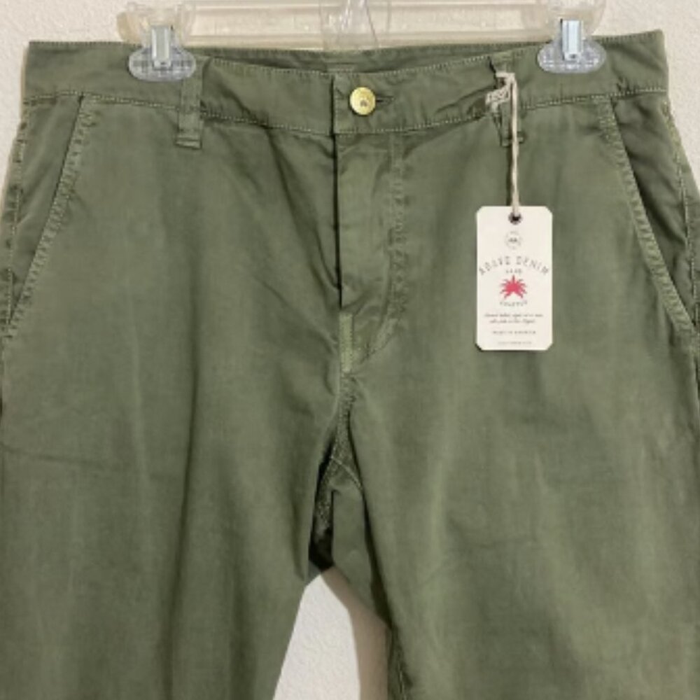 AGAVE DENIM No. 11 Classic Big Dume Straight Chino Pants Women's Size 32x33